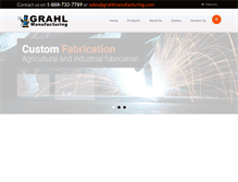Tablet Screenshot of grahlmanufacturing.com